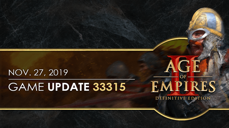 Age of Empires II: Definitive Edition — Güncelleme 33315